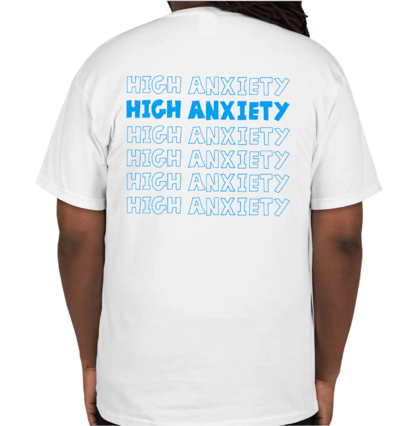 High Anxiety Logo Back T-Shirt